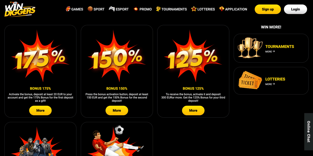 Rewarding Perks and Promos at Victory Diggers Online Casino